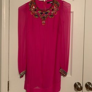 Embellished Pink French Connection minidress
